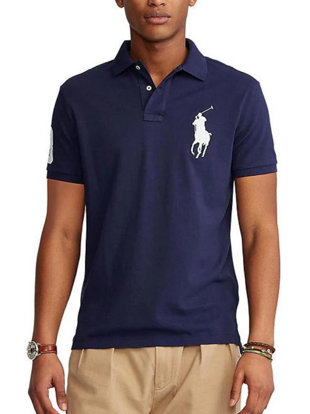 Polo Ralph Lauren Custom Slim Fit Big Pony Preppy Old Money Polo Size XL